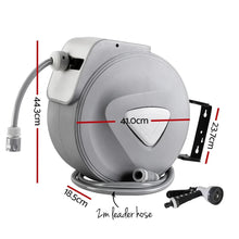 Water Hose Reel 30M Retractable Garden Auto Rewind Spray Gun - Flea Market