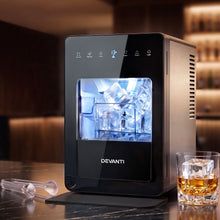 Devanti countertop ice maker that makes large 5cm square ice cubes