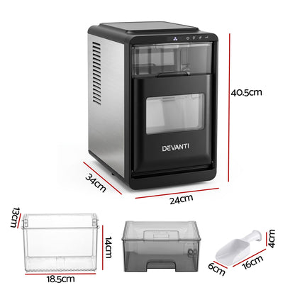 Devanti crescent ice maker, 16 crescent ice pieces per batch