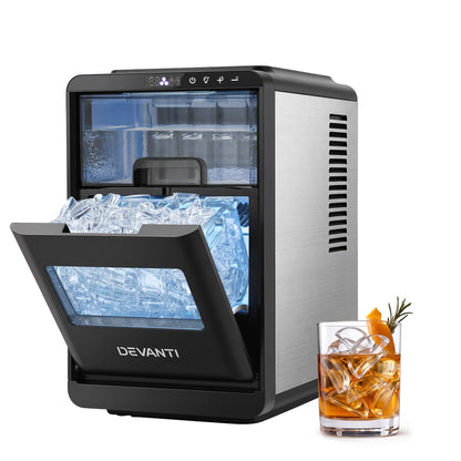 Devanti crescent ice maker, 34 by 24 by 40.5cm benchtop ice machine