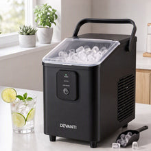 Devanti 12kg Portable Bullet Ice Maker - Black