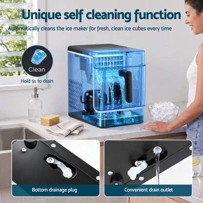 Devanti 23kg Square Cube Ice Maker - 3.6L Basket - view 14