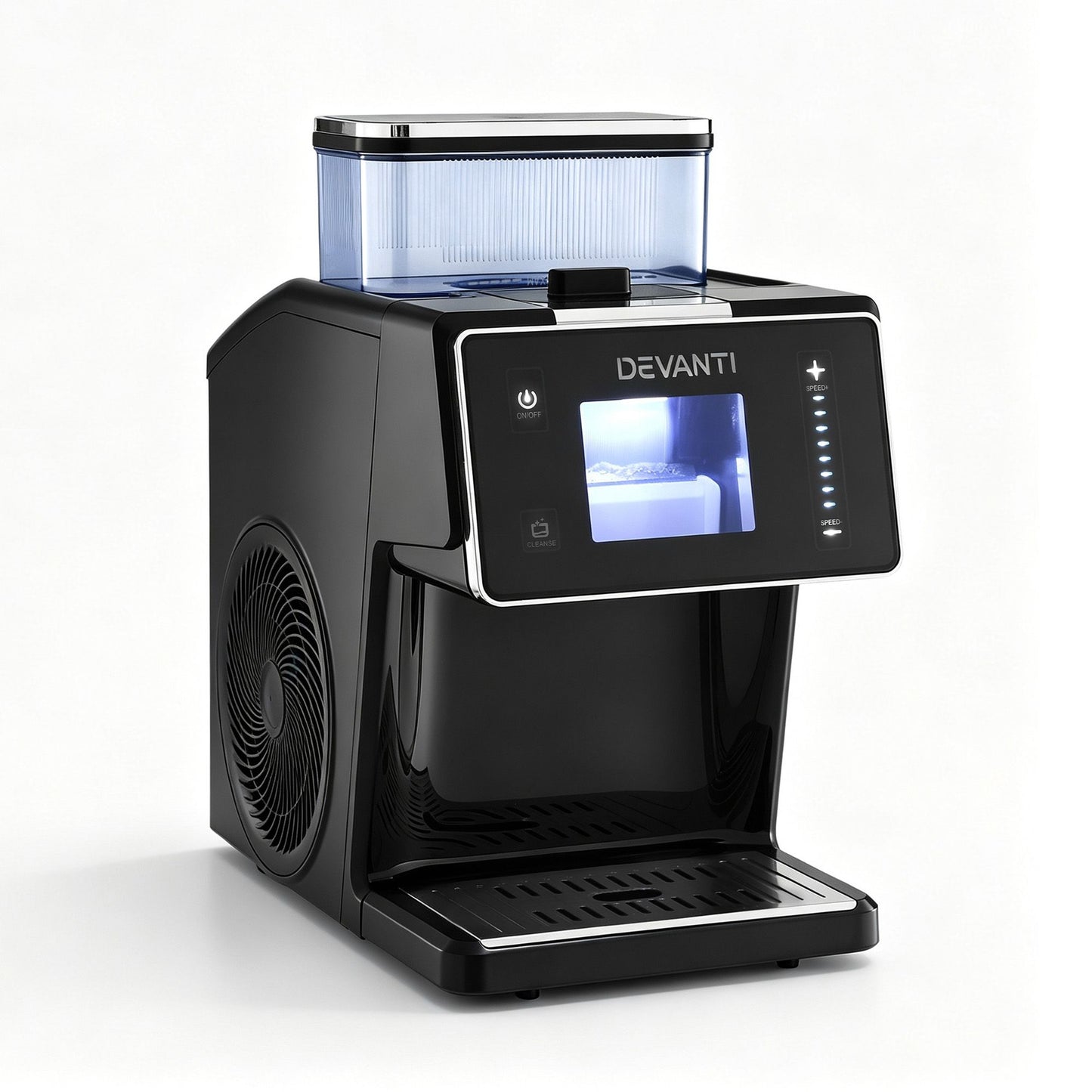 Devanti Snowflake Ice Maker 20kg Bingsu Black