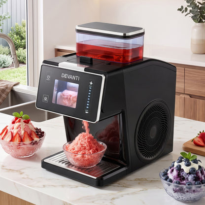 Devanti Snowflake Ice Maker 20kg Bingsu Black