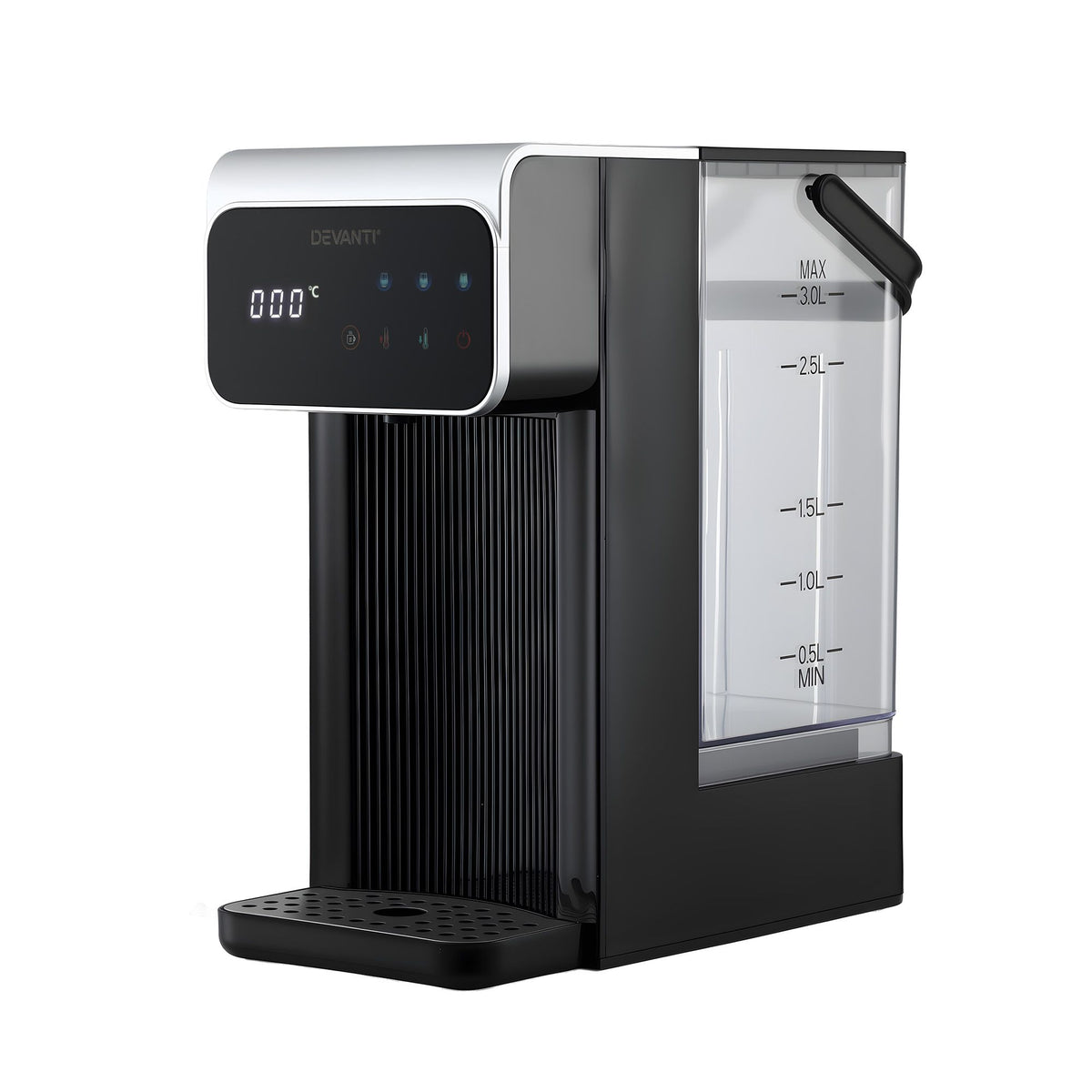Devanti 2400W countertop instant hot water dispenser, black