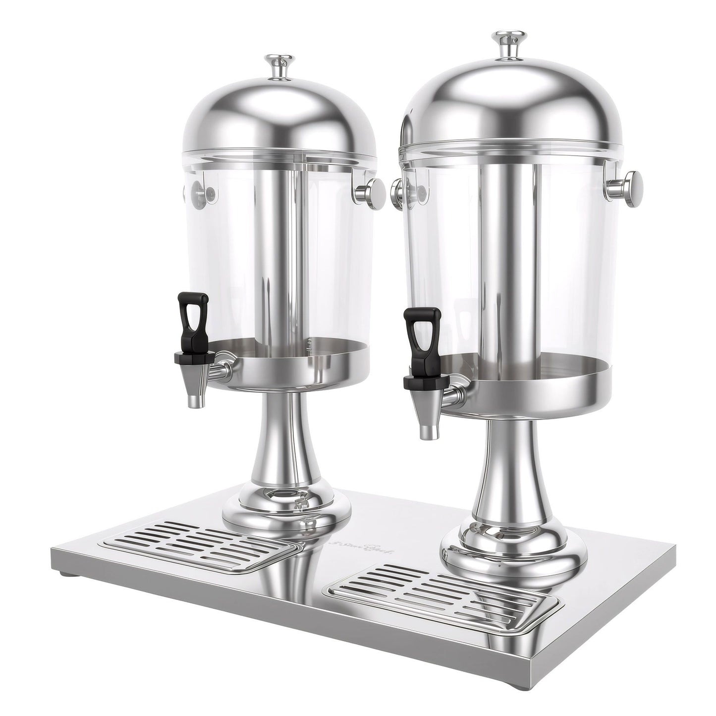 5-Star Chef 16L Dual Tank Beverage Dispenser with Ice Tubes