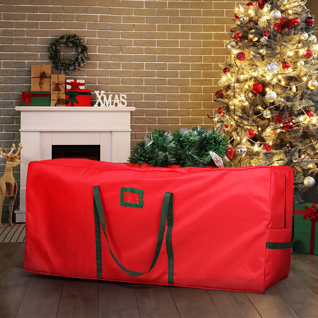 Christmas Tree Storage Bag 122cm Heavy Duty 600D Oxford Red