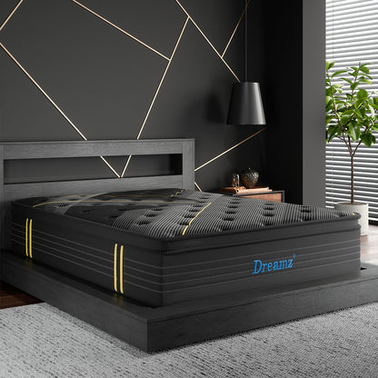 Dreamz Spring Mattress Bamboo Euro Top Queen