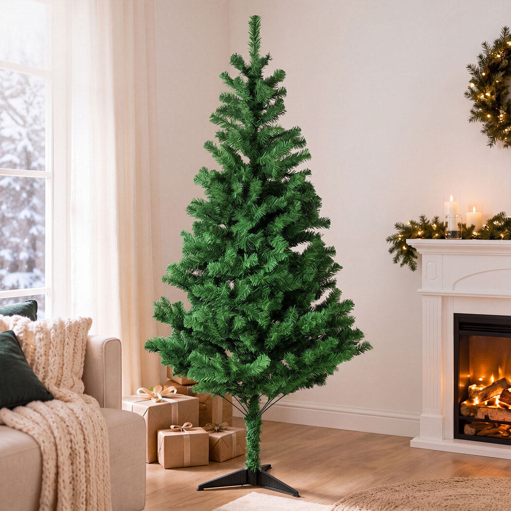 Santaco 1.8m Artificial Christmas Tree 483 PVC Tips Green