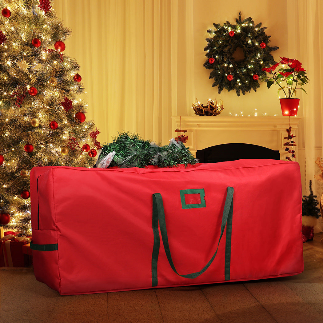 Christmas Tree Storage Bag 122cm Heavy Duty 600D Oxford Red