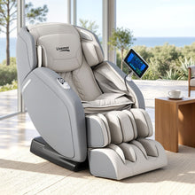 Livemor 4D Massage Chair SL-Track Zero Gravity 12 Programs 26 Airbags Bluetooth Grey