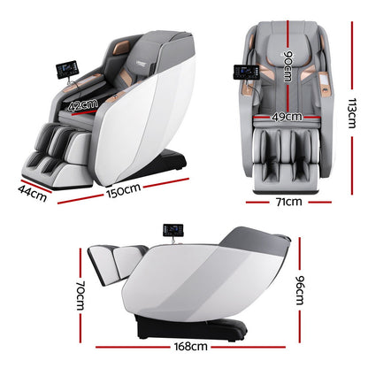 ROWA Massage Chair 135cm White Grey