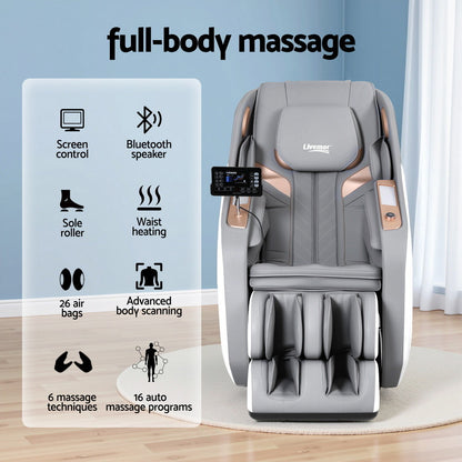 ROWA Massage Chair 135cm White Grey