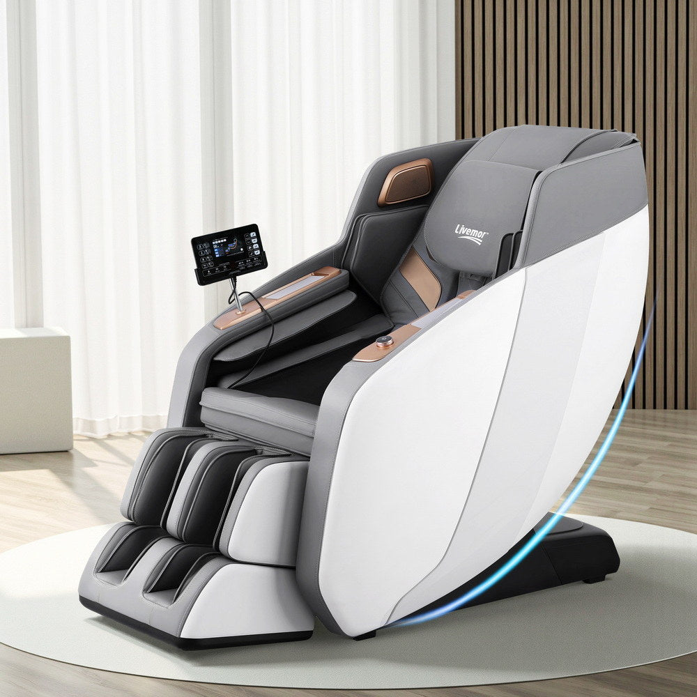 ROWA Massage Chair 135cm White Grey