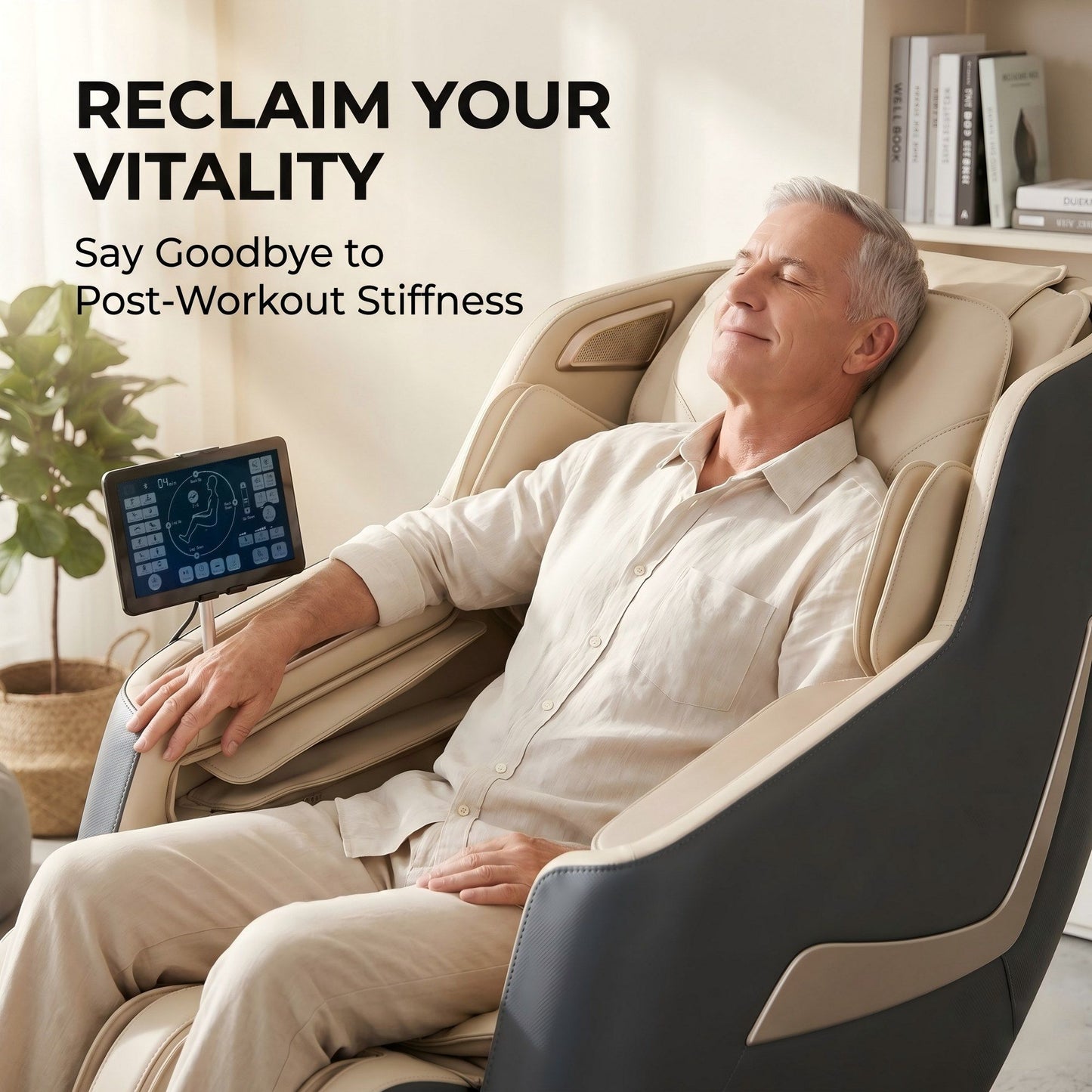Livemor Opal 3D Massage Chair SL-Track Zero Gravity - Grey