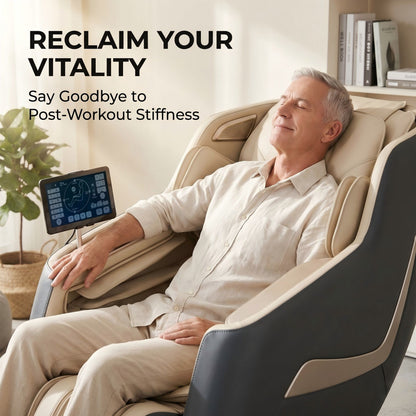 Livemor Opal 3D Massage Chair SL-Track Zero Gravity - Grey