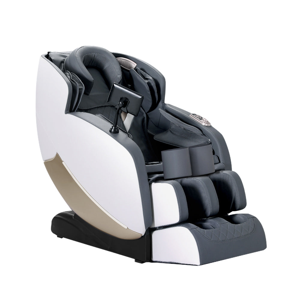 Livemor Beryl Massage Chair Zero Gravity 22 Airbags AI Voice Control Bluetooth Grey