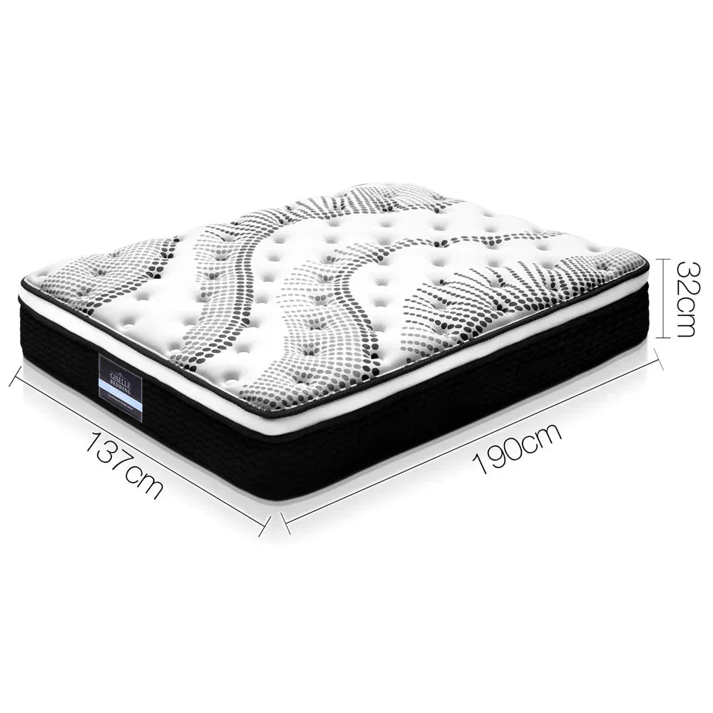 Giselle Bedding 32cm Mattress Euro Top Double - Stacks Warehouse