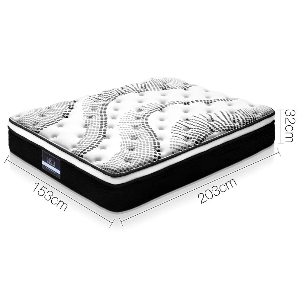 Giselle Bedding 32cm Mattress Euro Top Queen - Stacks Warehouse