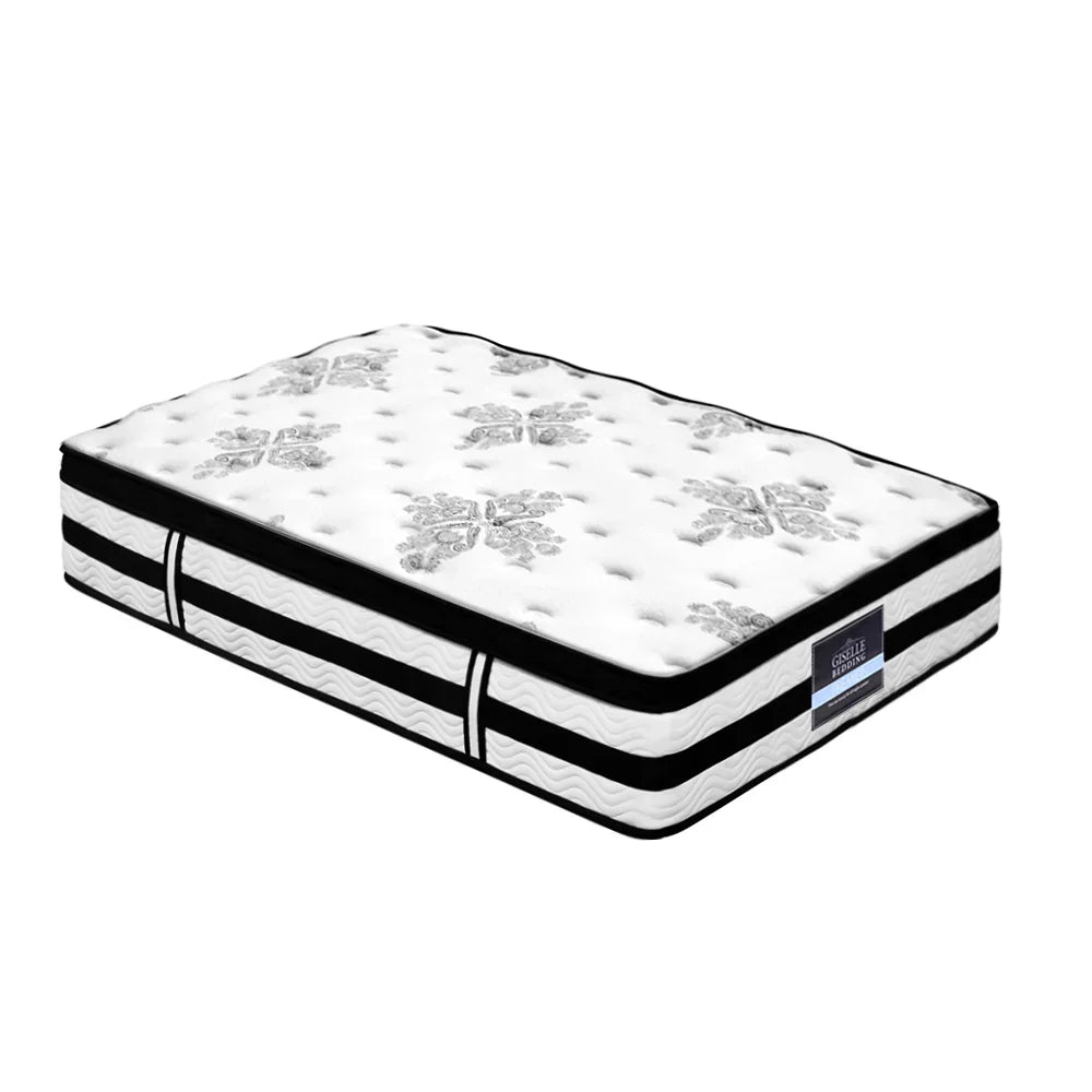 Giselle Bedding 34cm Mattress Euro Top Pocket Spring Single - Stacks Warehouse