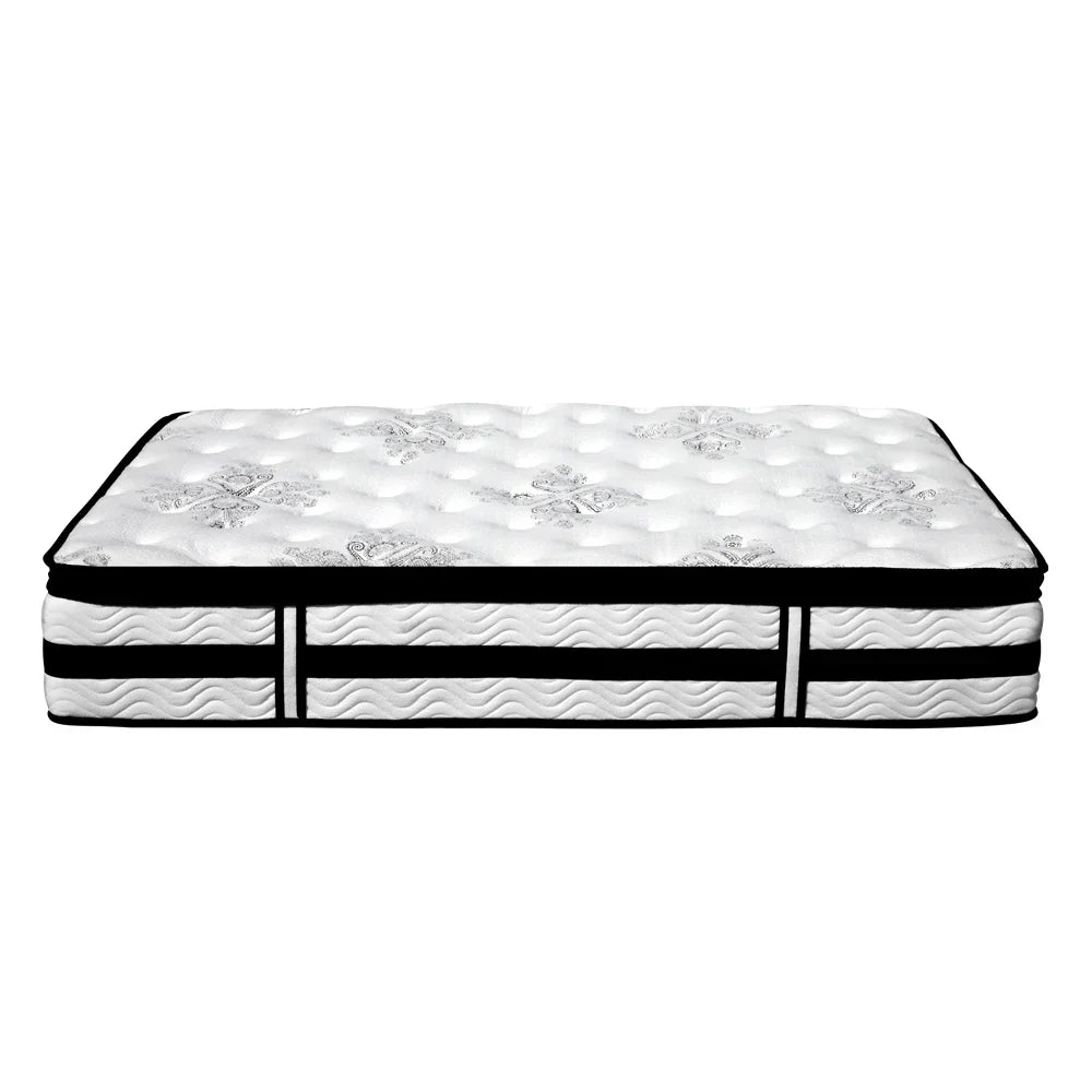 Giselle Bedding 34cm Mattress Euro Top Pocket Spring Single - Stacks Warehouse