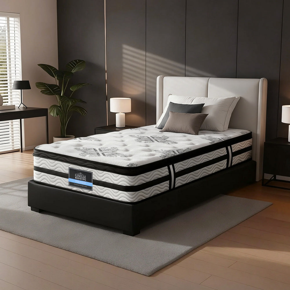 Giselle Algarve 34cm Euro Top Single Mattress - 5 Zone