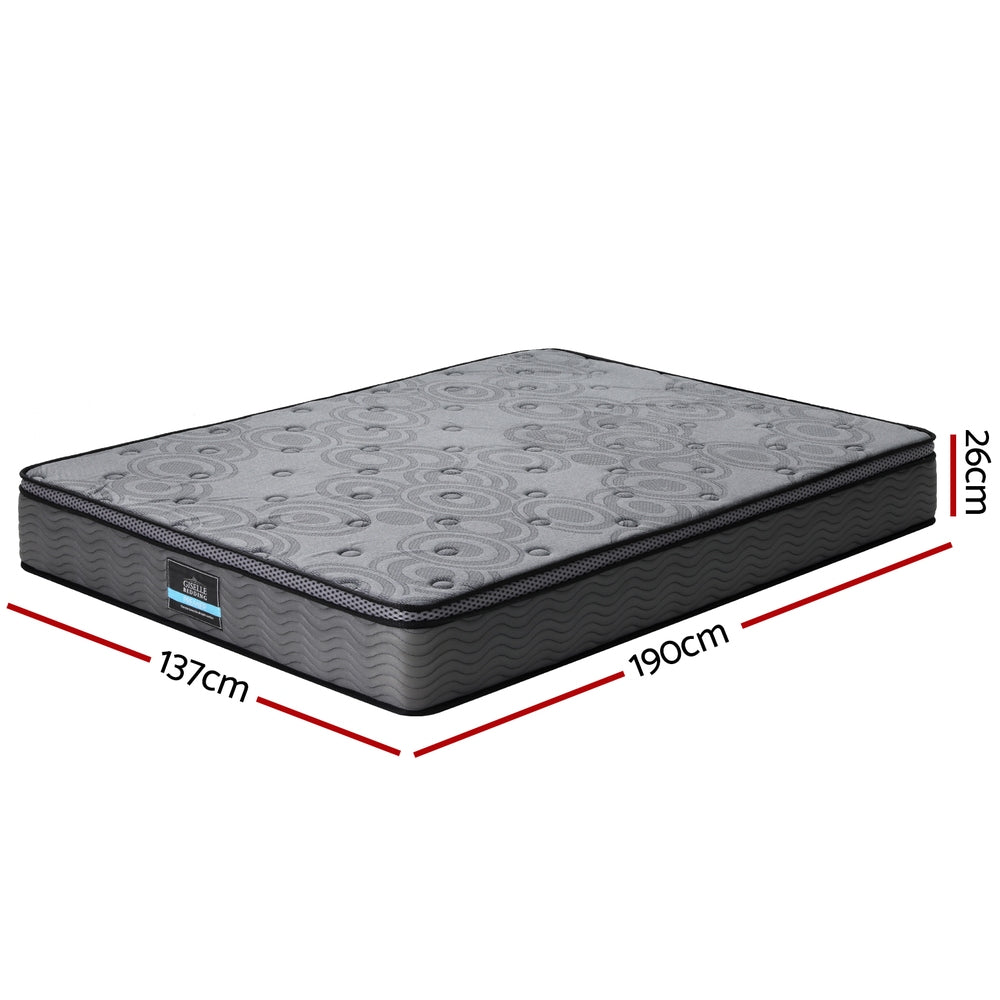 Giselle Reverie 26cm Euro Top Double Mattress - Memory Foam - view 3