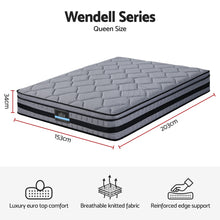 Giselle Bedding TITAN 34cm Hybrid Pocket Spring Mattress | Queen