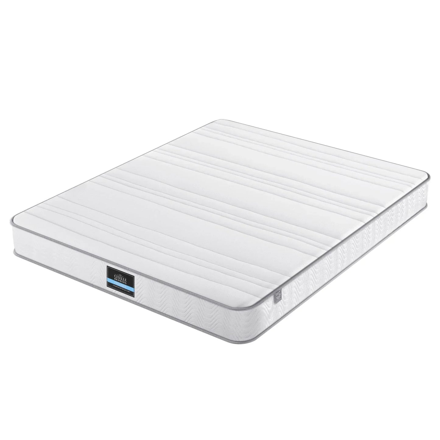 Giselle Queen Mattress 20cm with Reinforced Edge Support Egg-Crate Foam
