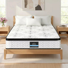 Giselle Bedding queen mattress on wooden bed frame in modern bedroom, Flea Market AU