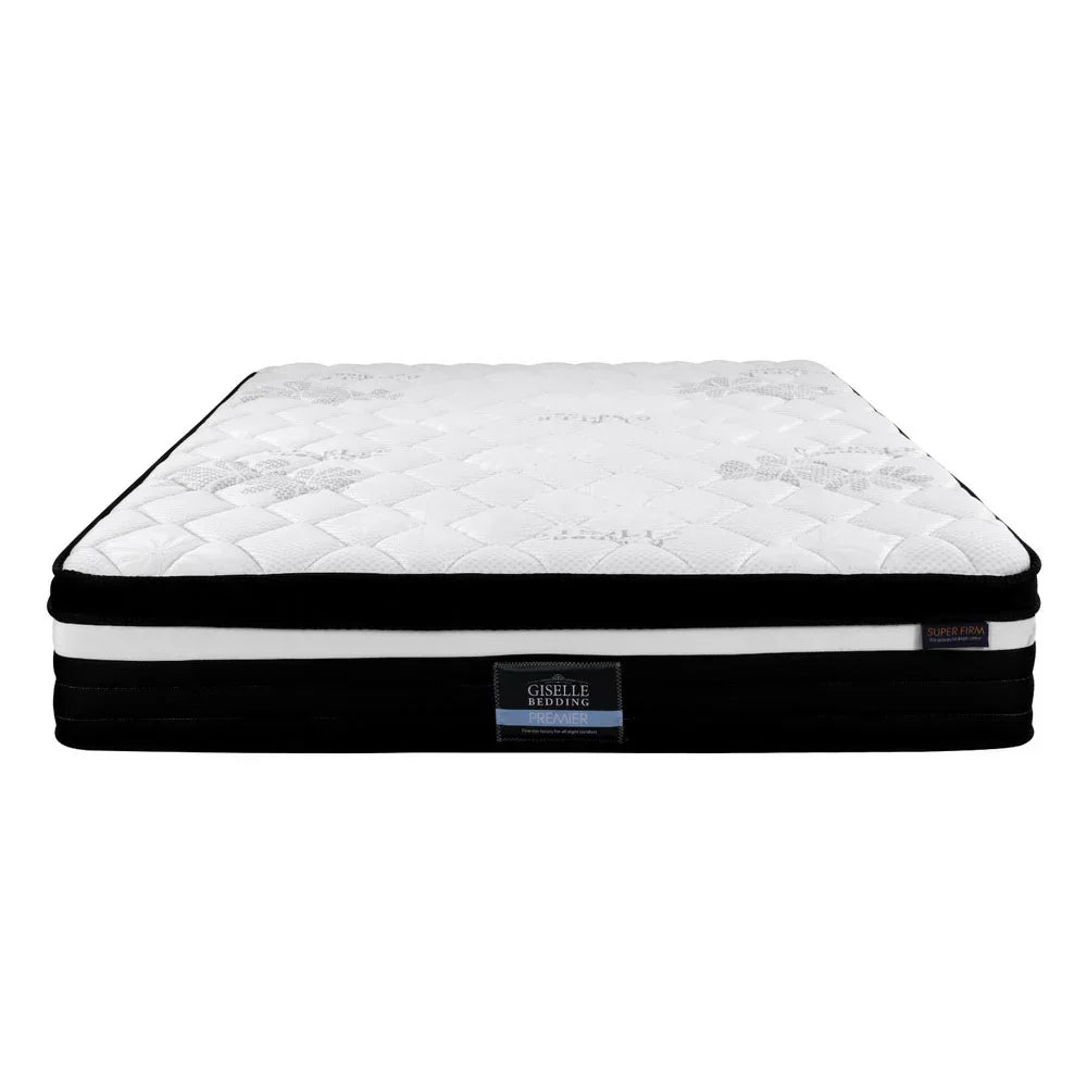 Giselle Bedding 28cm Mattress Super Firm Queen - Stacks Warehouse