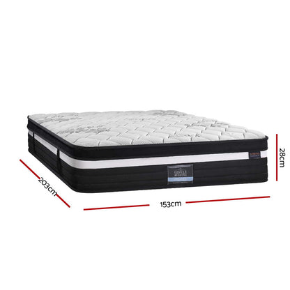 Giselle Regine 28cm Extra Firm Queen Mattress - 7 Zone - view 3