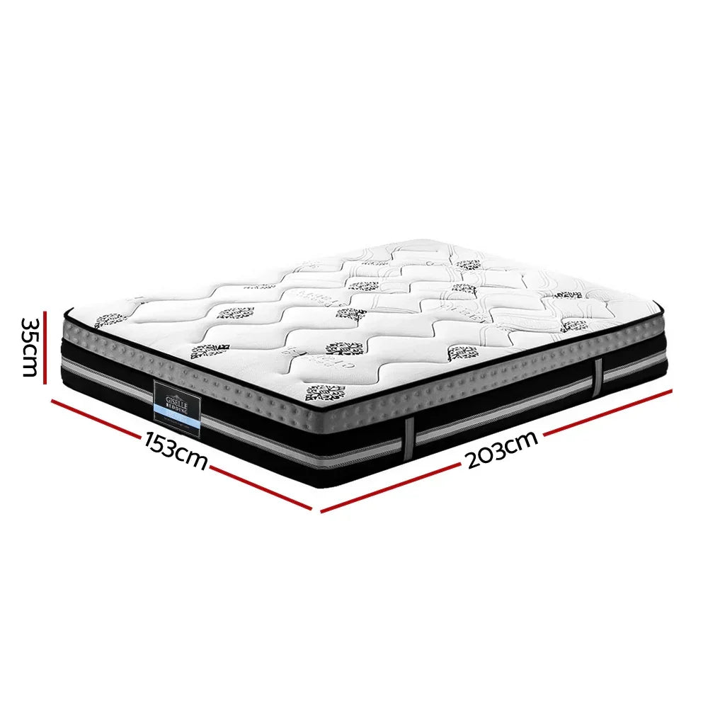Giselle Bedding 35cm Mattress Cool Gel Memory Foam Queen - Stacks Warehouse