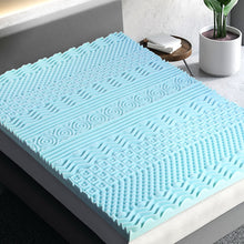 Giselle Bedding Queen Mattress Topper, 8cm 11-Zone Memory Foam