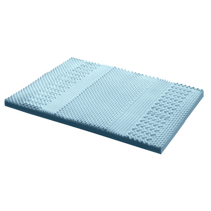 Giselle Bedding Queen Mattress Topper, 8cm 7-Zone Memory Foam
