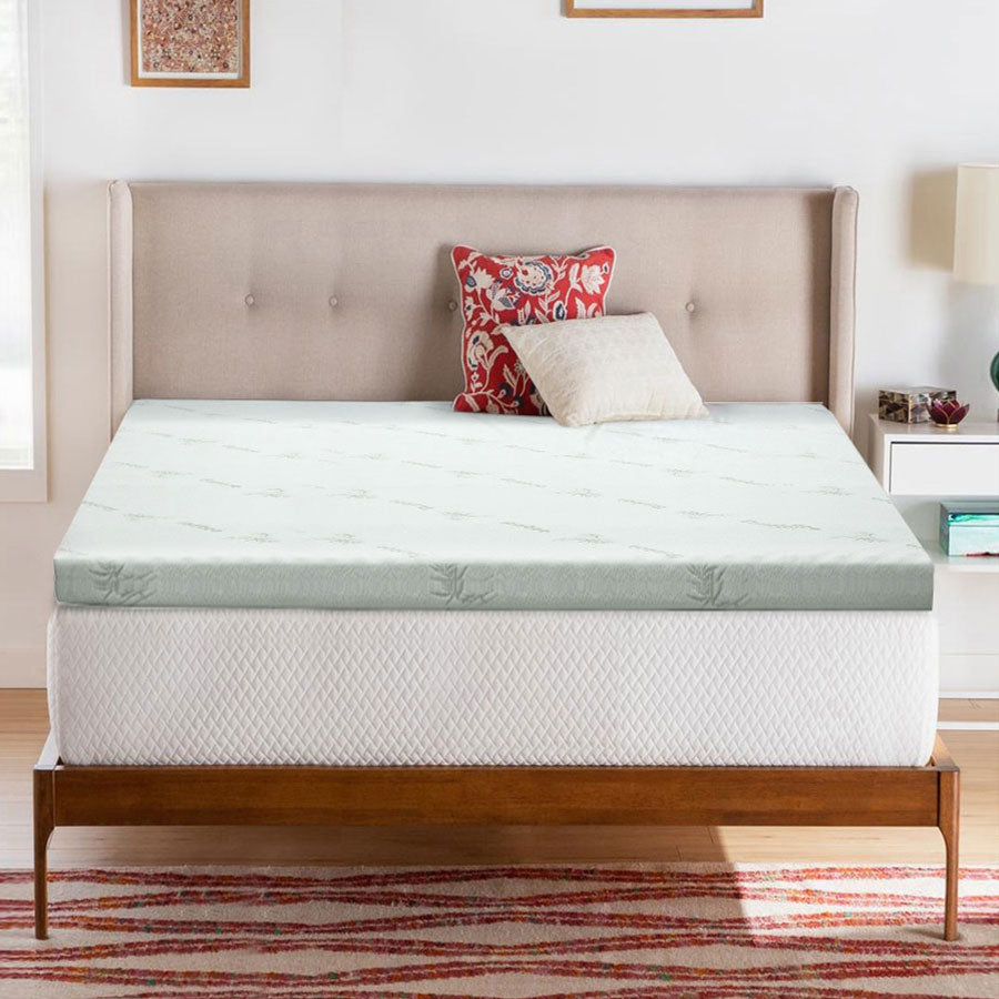 Giselle Bedding Queen Mattress Topper, 10cm Cool Gel Memory Foam