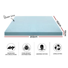 Giselle Bedding Queen Mattress Topper, 10cm Cool Gel Memory Foam