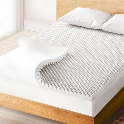 Giselle Bedding Queen Mattress Topper, 5cm Egg Crate Foam