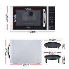 Devanti 30L 4 in 1 microwave oven with 10 power levels