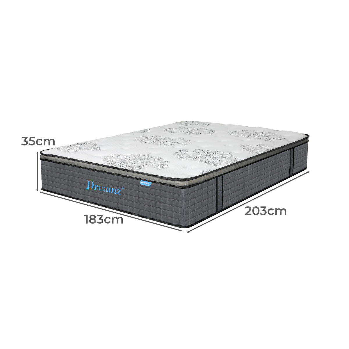 Dreamz Spring Mattress Bed Pocket Egg King