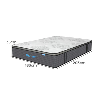 Dreamz Spring Mattress Bed Pocket Egg King