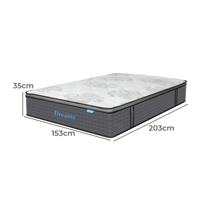 Dreamz Spring Mattress Bed Pocket Egg Queen