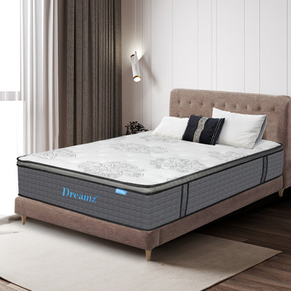 Dreamz Spring Mattress Bed Pocket Egg Queen