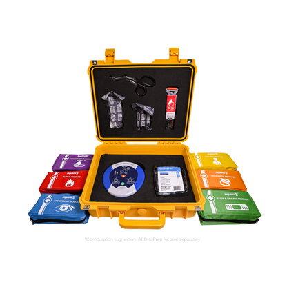 MODULATOR Extreme Waterproof Tough First Aid Kit with six colour-coded modules, IP67 case