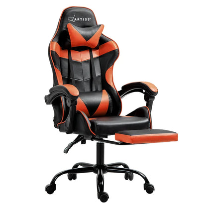 Artiss Gaming Chair - Orange - Stacks Warehouse