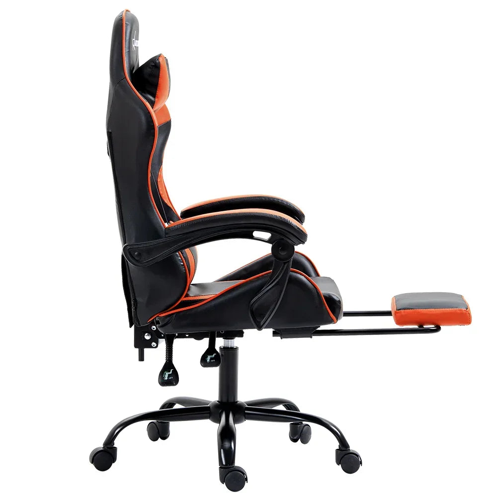 Artiss Gaming Chair - Orange - Stacks Warehouse