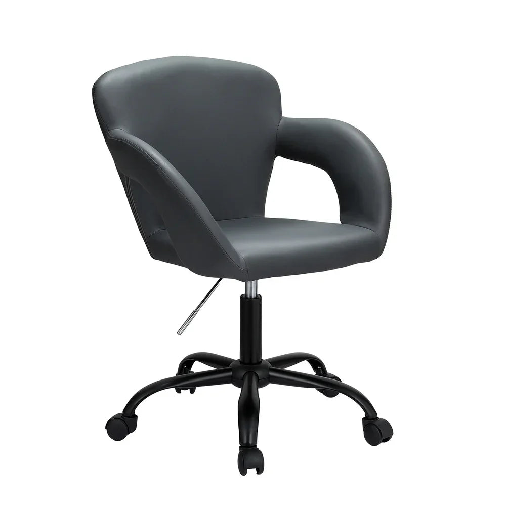 Artiss Office Chair Mid Back Grey - Stacks Warehouse