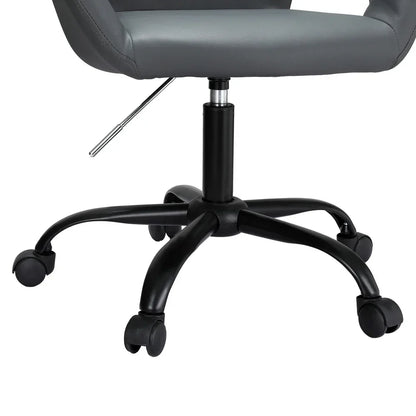 Artiss Office Chair Mid Back Grey - Stacks Warehouse