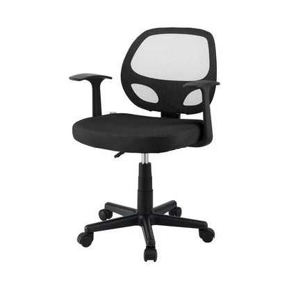 Artiss Mesh Office Chair Computer Gaming Desk Chairs Work Study Mid Back Black - Stacks Warehouse