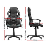 Artiss High-Back Gaming Chair, Grey